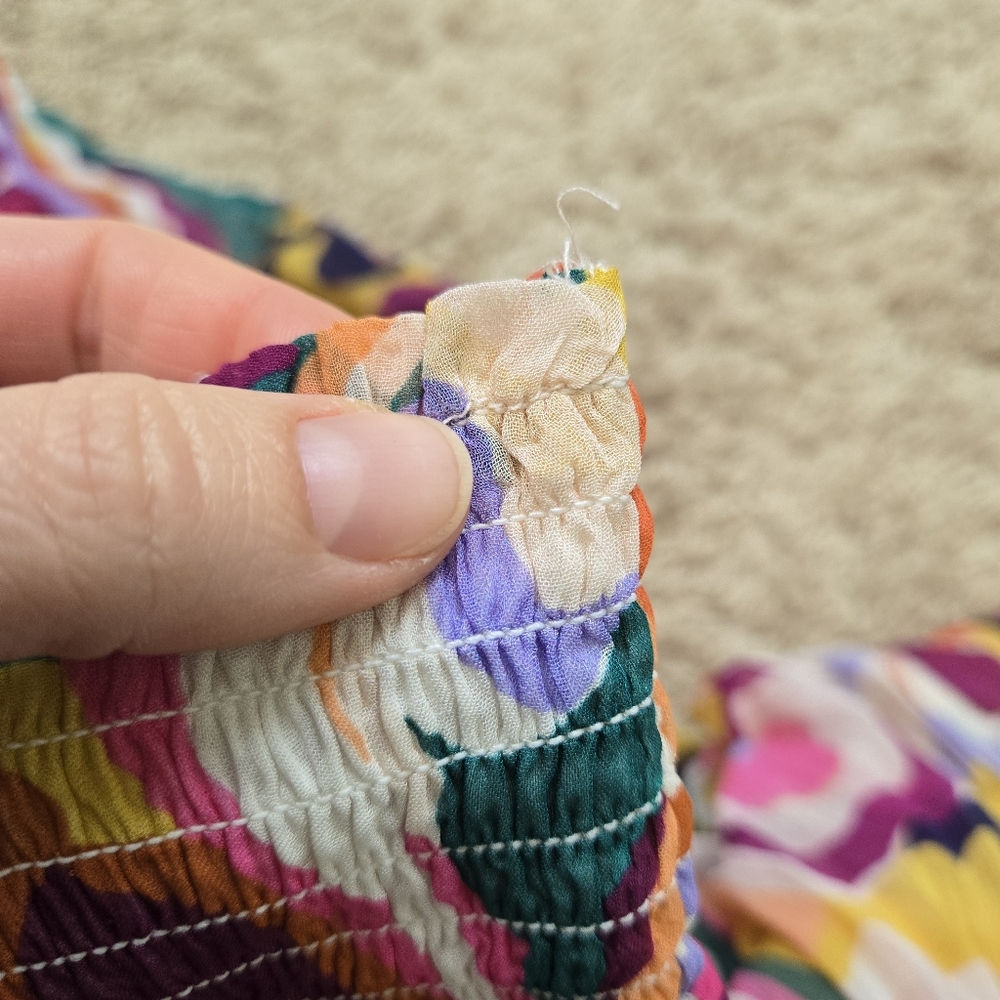 Anthropologie Multicolor Abstract Print Maxi Dress - Picture 8 of 13